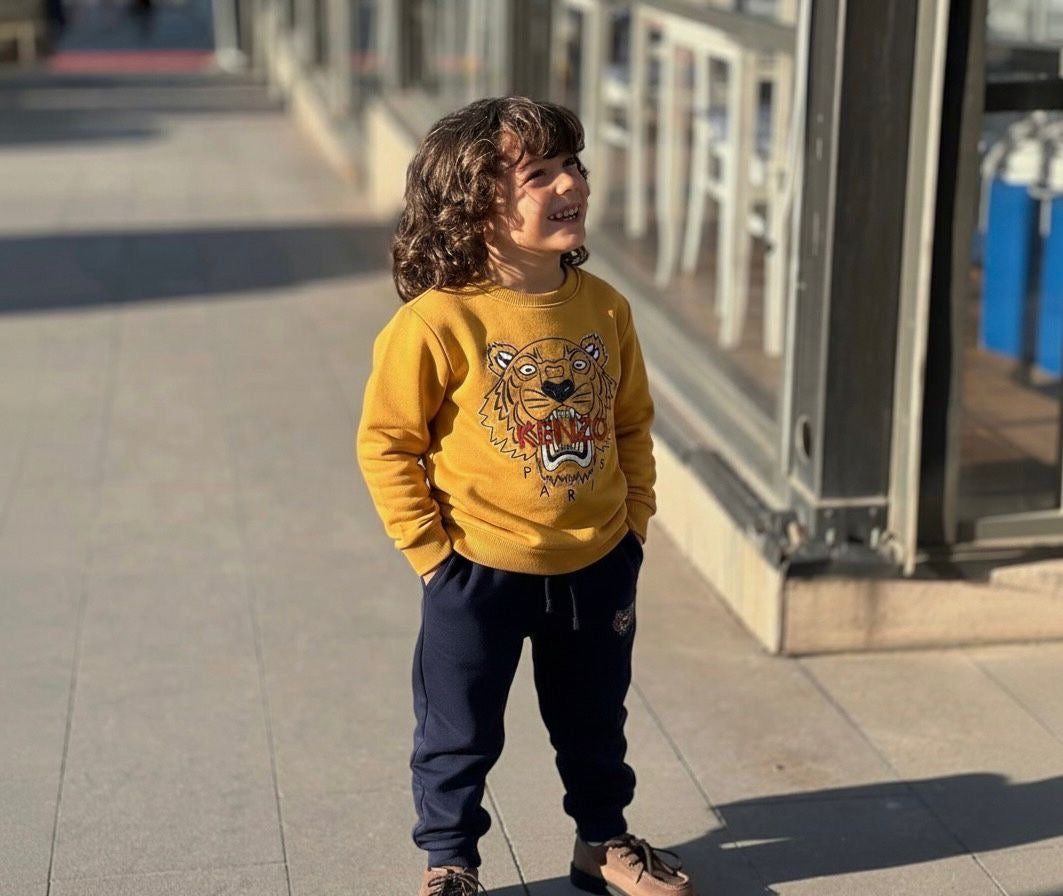 Sweatshirt - Jaune Moutarde
