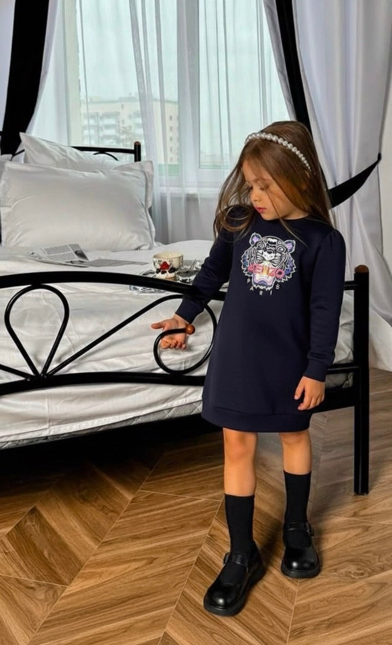 Robe-Sweat - Bleu Marine