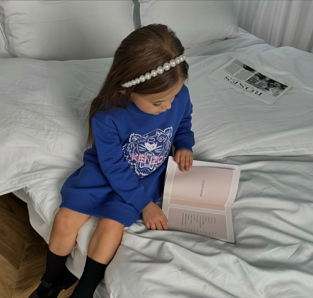 Robe-Sweat - Bleu Roi