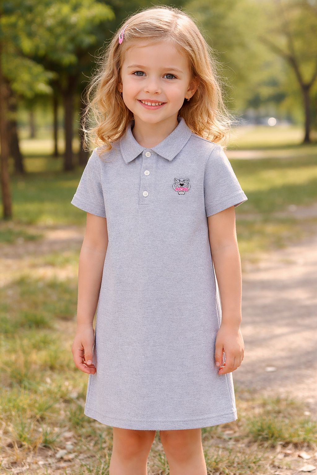 Robe Polo - Gris Chiné
