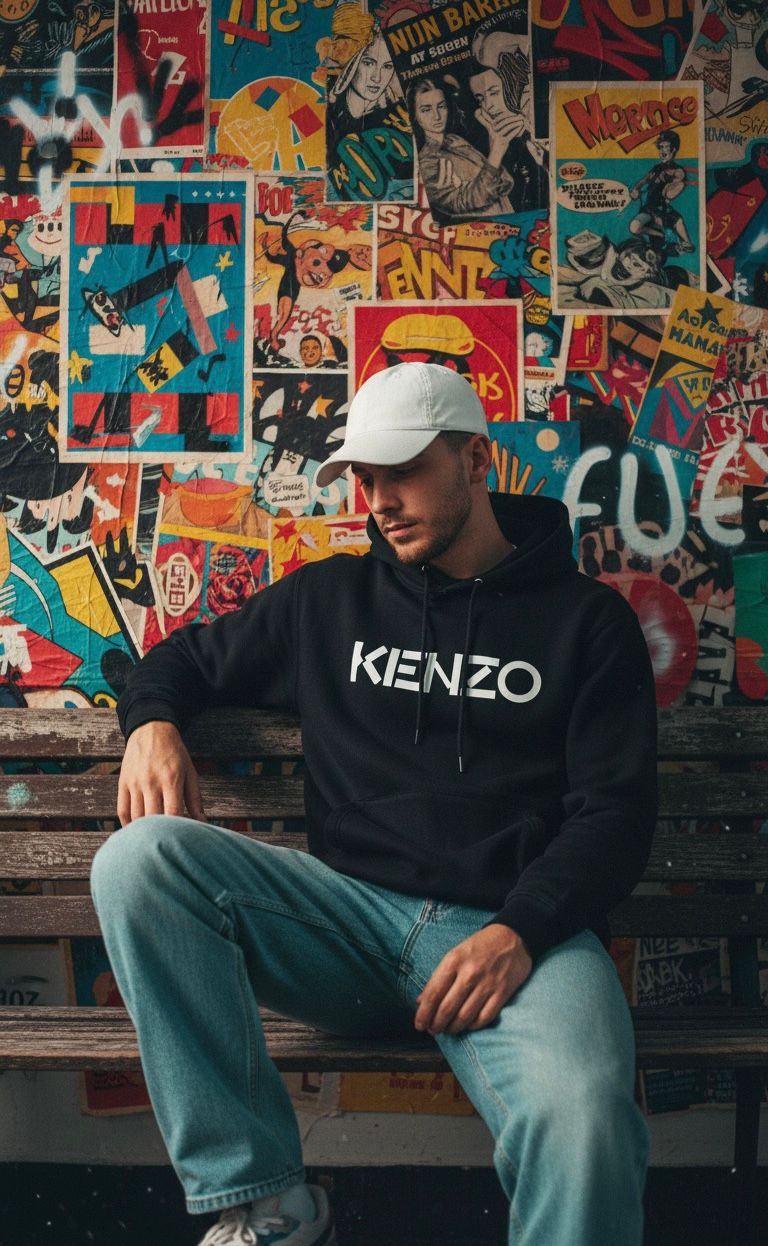 Hoodie à Capuche - Noir