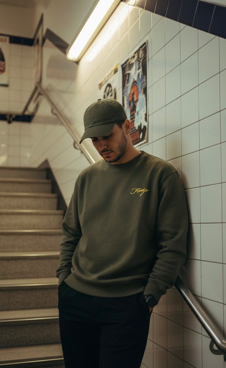 Sweatshirt - Vert Kaki