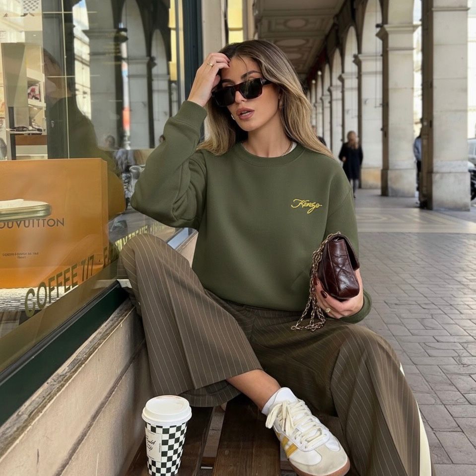 Sweatshirt - Vert Kaki