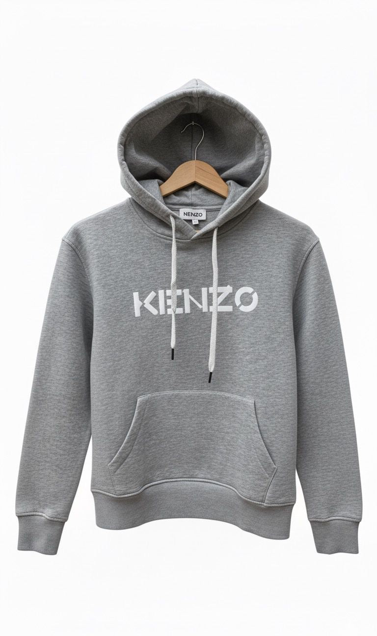 Hoodie à Capuche - Gris Chiné